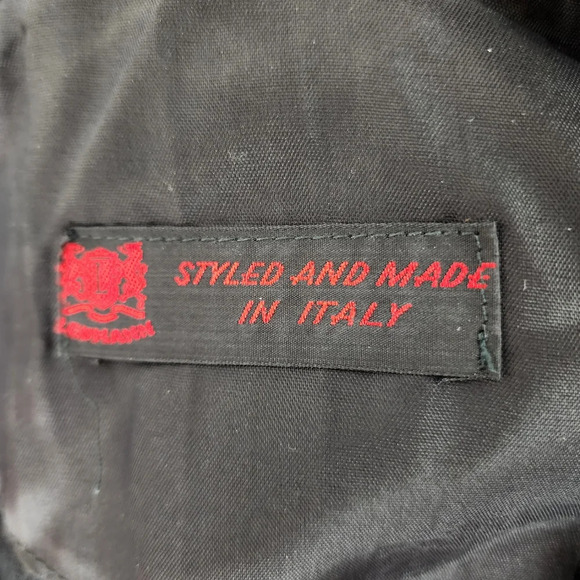 Vintage Leumann Italian Made Crepe Fit and Flare Dress Black Sequin Collar - Picture 4 of 14